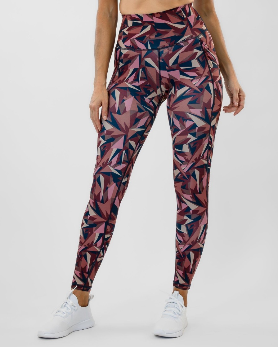 Women Senita Athletics Leggings | Lux Pace Leggings-Apple Butter Kaleidoscope