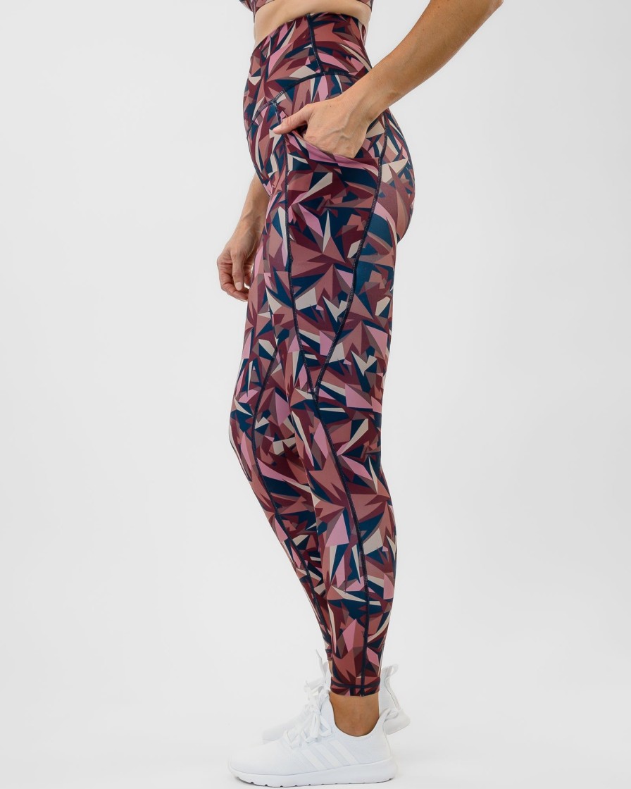 Women Senita Athletics Leggings | Lux Pace Leggings-Apple Butter Kaleidoscope